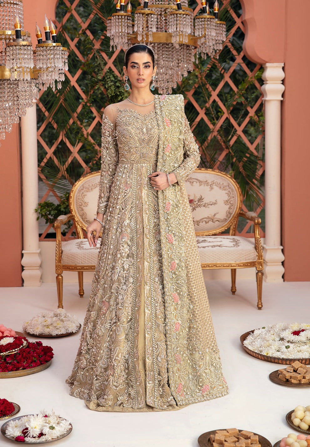 Pakistani Bridal Gown and Lehenga Dress for Wedding – Nameera by Farooq