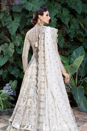 Pakistani Bridal Lehenga Gown and Dupatta Dress
