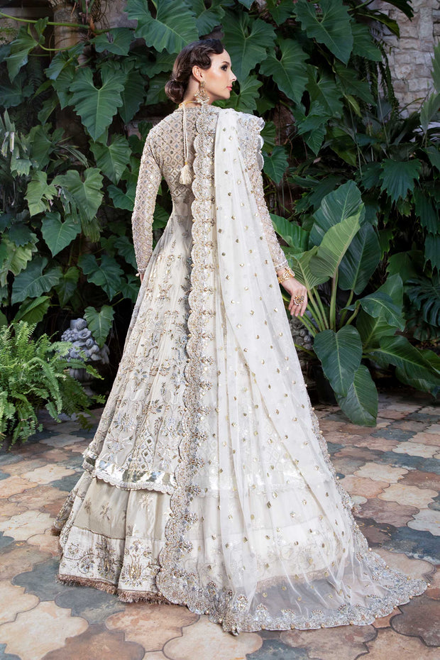 Pakistani Bridal Lehenga Gown and Dupatta