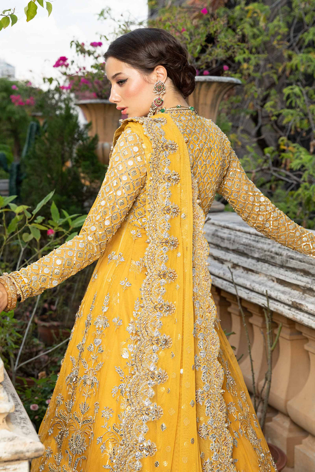 Pakistani Bridal Lehenga and Angrakha Frock Dress