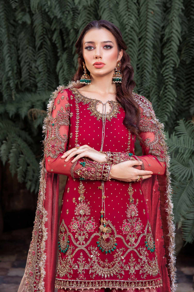 Pakistani Bridal Outfit in Gharara Kameez Style