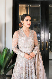 Pakistani Bridal Walima Dress in Gown Lehenga Style Online