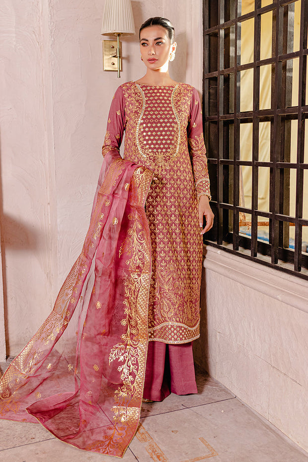 Pakistani Salwar Kameez Pink Heavily Embellished Traditional Salwar Suit