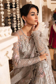 Embellished Pakistani Wedding Dress Gown Dupatta Style