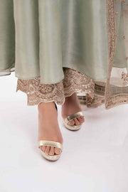 Pakistani Wedding Dress in Airline Kameez Trouser Dupatta Style
