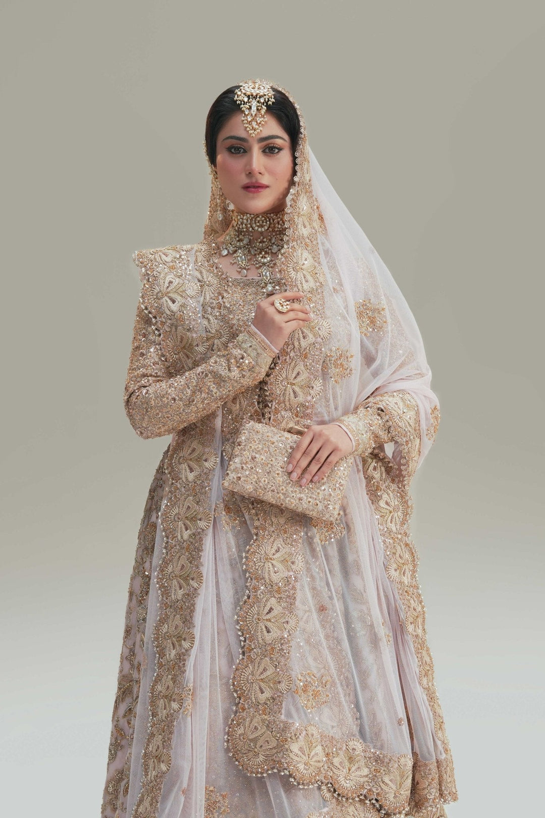 Elegant Pakistani Bridal Lehenga in Choli Style