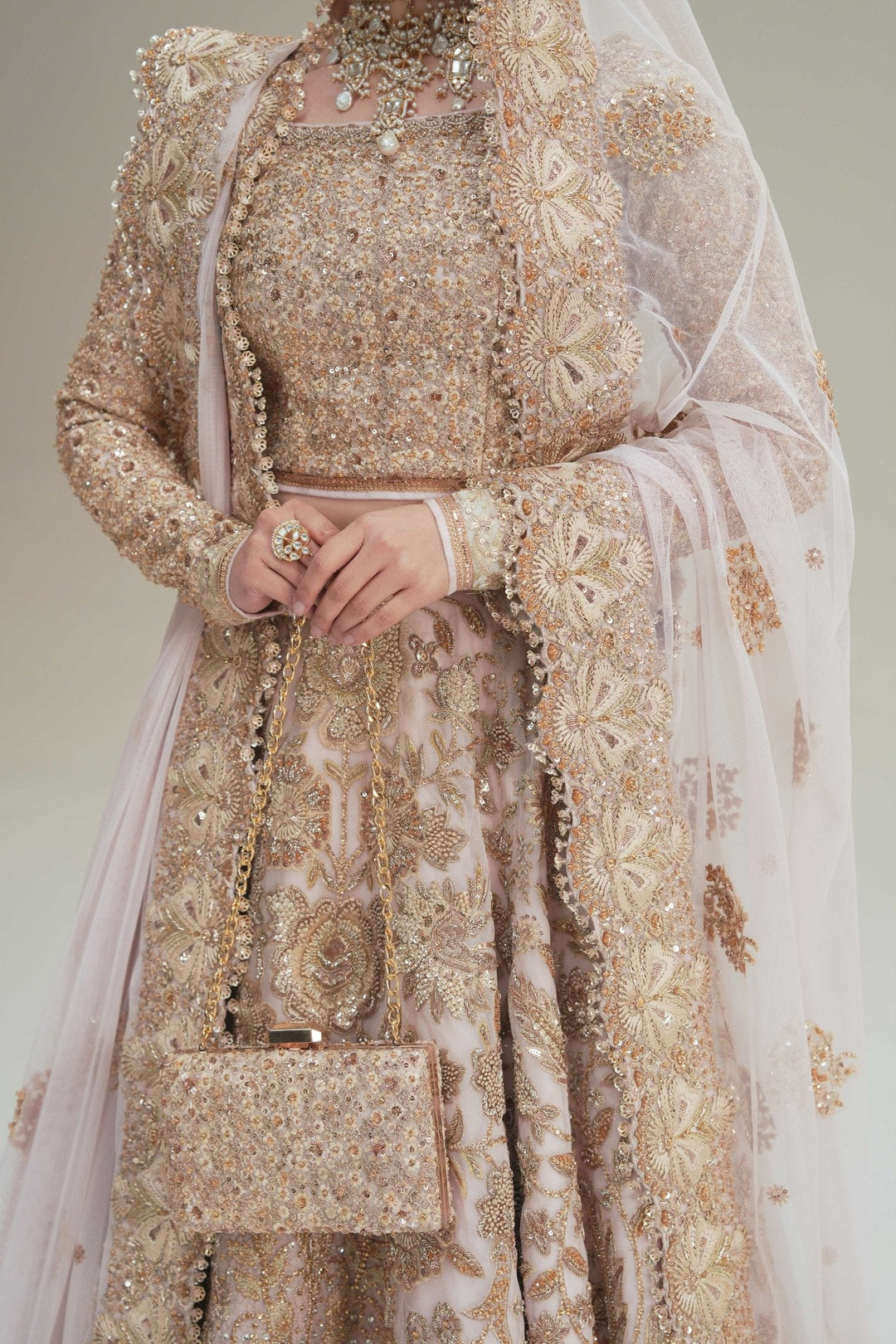 Elegant Pakistani Bridal Lehenga in Choli Style