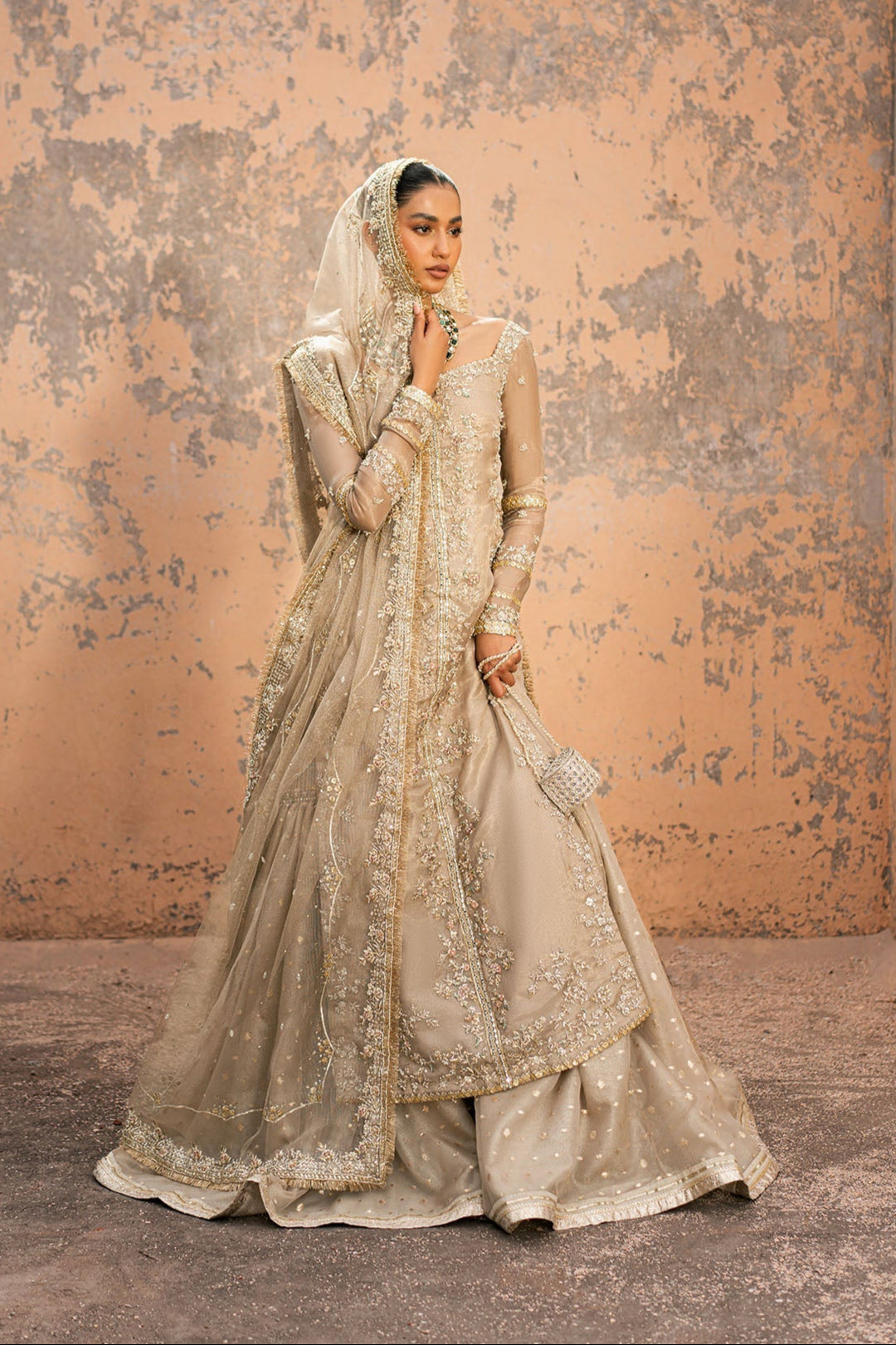 Shop Pakistani Bridal Gharara Kameez Dress in Mississauga Toronto