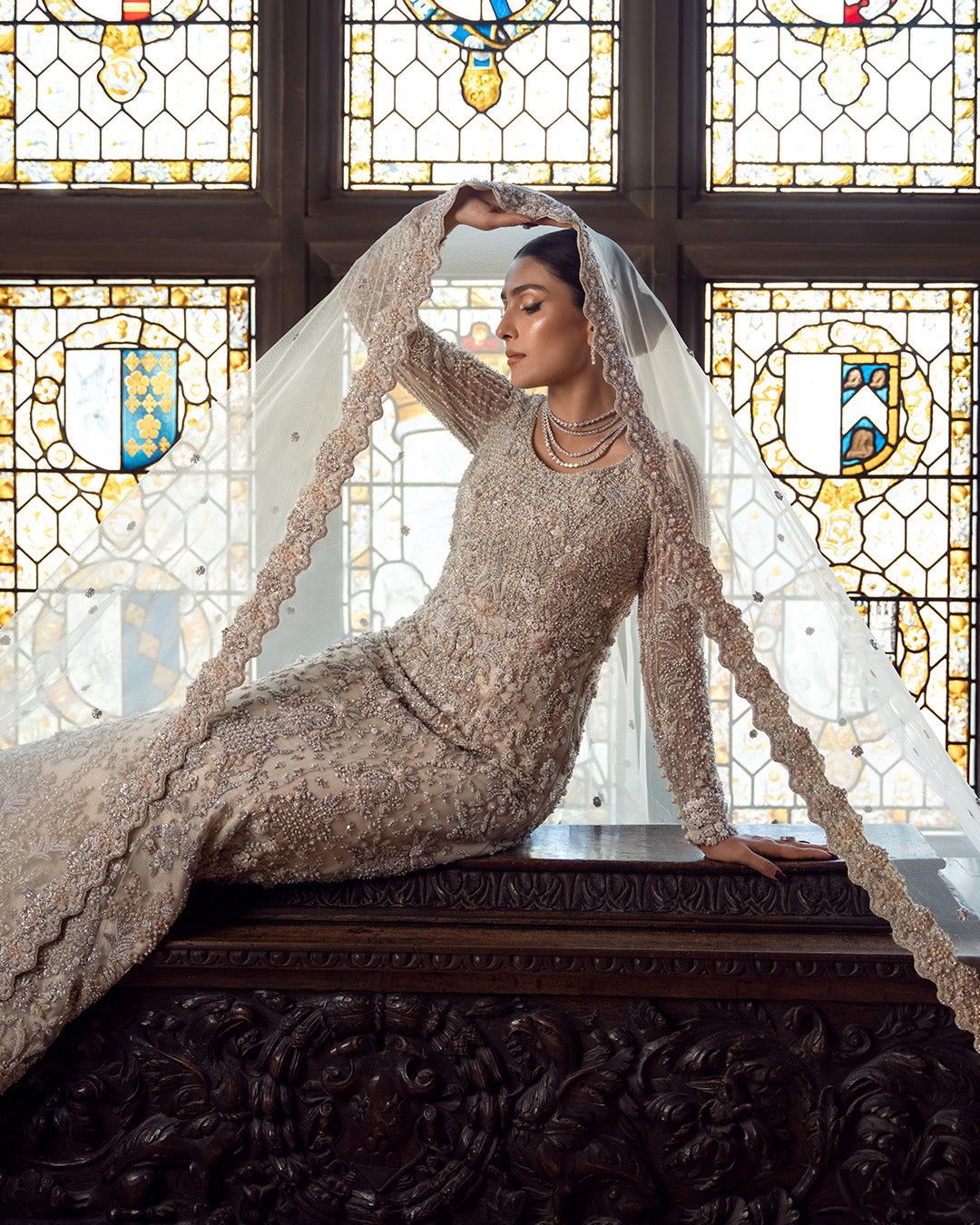 Elegant Pakistani Bridal Gown - Exquisite Bridal Dresses