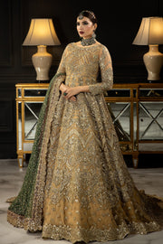 Pakistani Wedding Dress in Bridal Gown and Dupatta Style