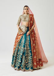 Pakistani Wedding Dress in Bridal Lehenga Choli Style