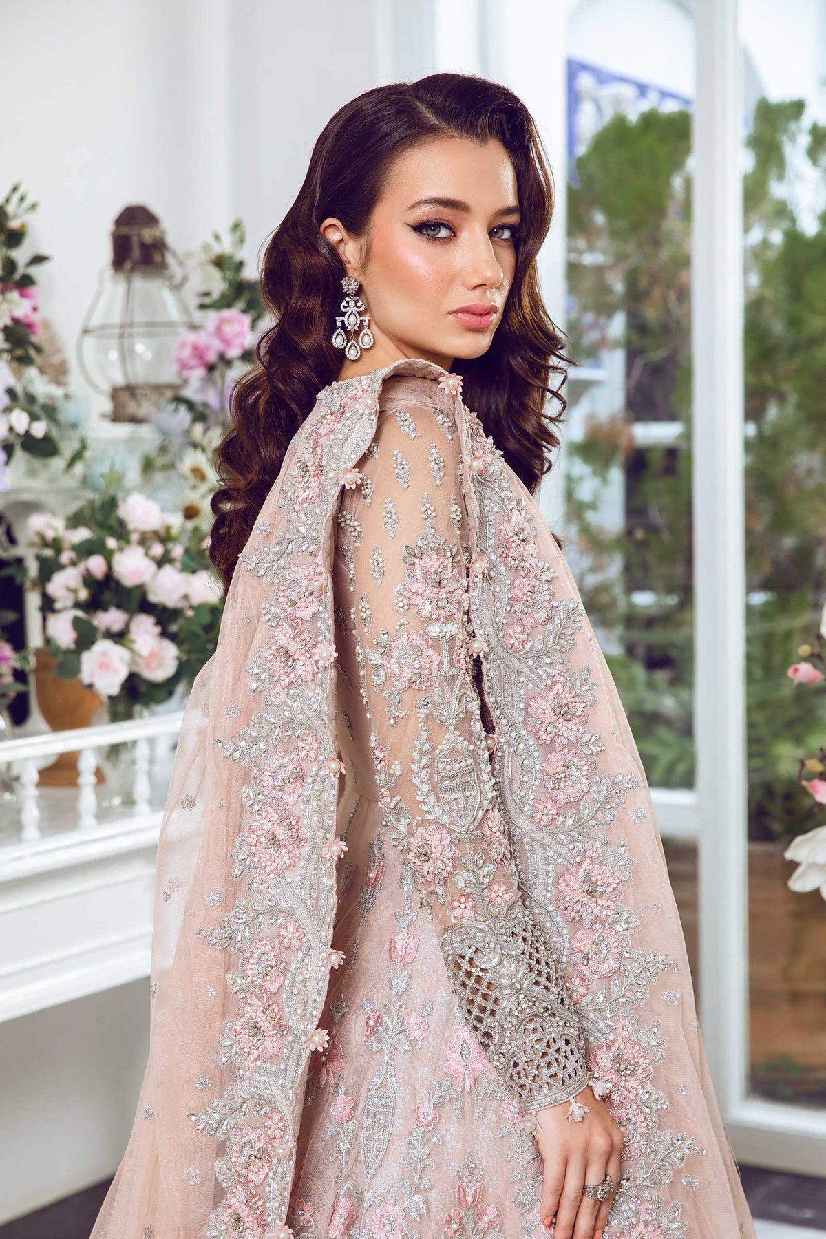 Pakistani Wedding Dress in Bridal Lehenga Gown Style – Nameera by Farooq
