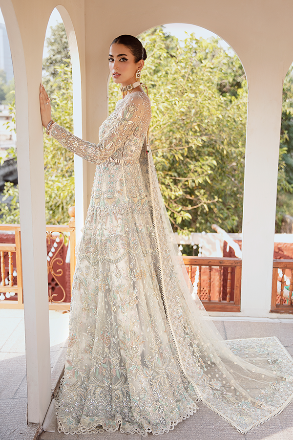 Pakistani Wedding Dress in Bridal Lehenga Gown Style – Nameera by Farooq