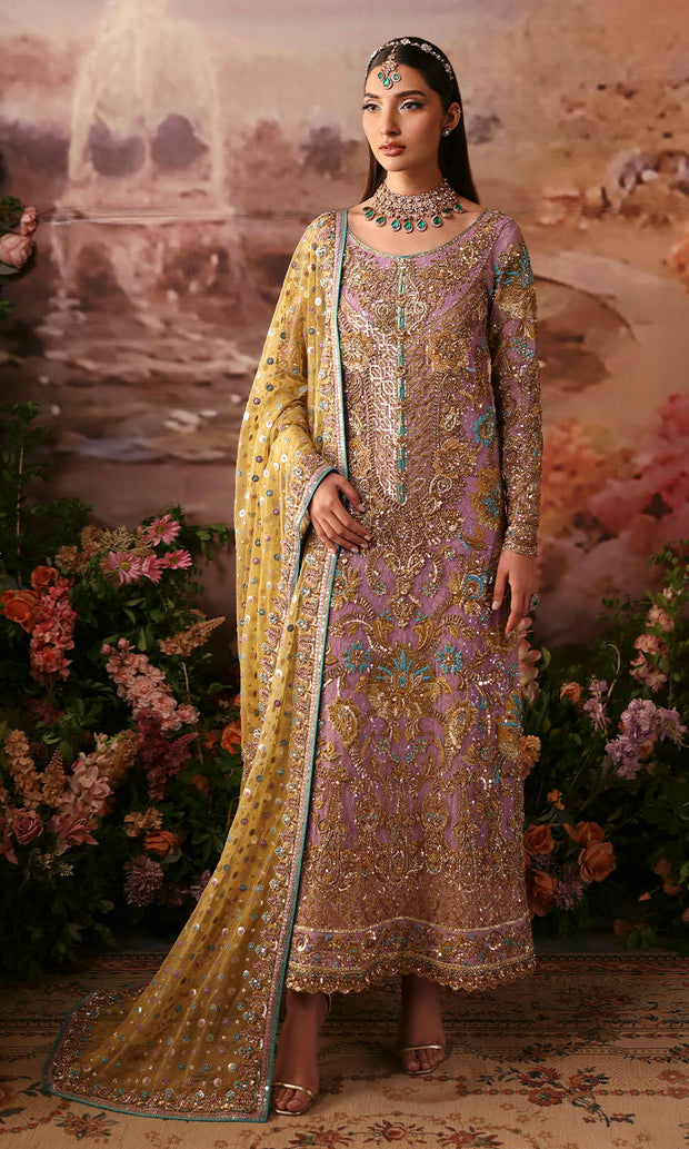 Pakistani Wedding Dress in Elegant Kameez Pants Style