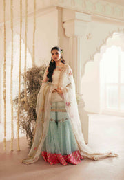 Pakistani Wedding Dress in Kameez and Gharara Style