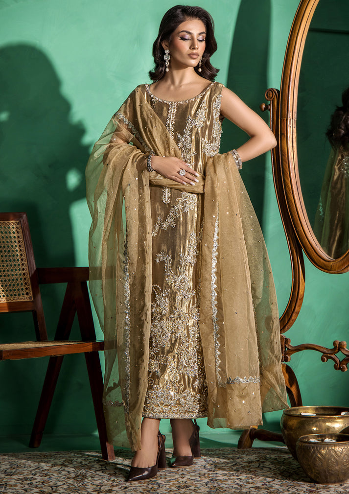 Pakistani Wedding Dress in Kameez and Trouser Style