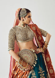 Pakistani Wedding Dress in Lehenga Choli Style