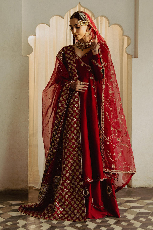 Pakistani Wedding Dress in Pishwas and Lehenga Style