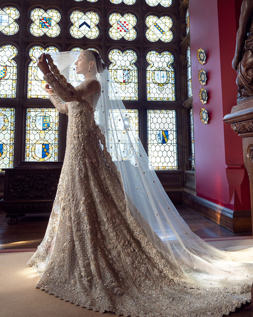 Elegant Pakistani Bridal Gown - Exquisite Bridal Dresses