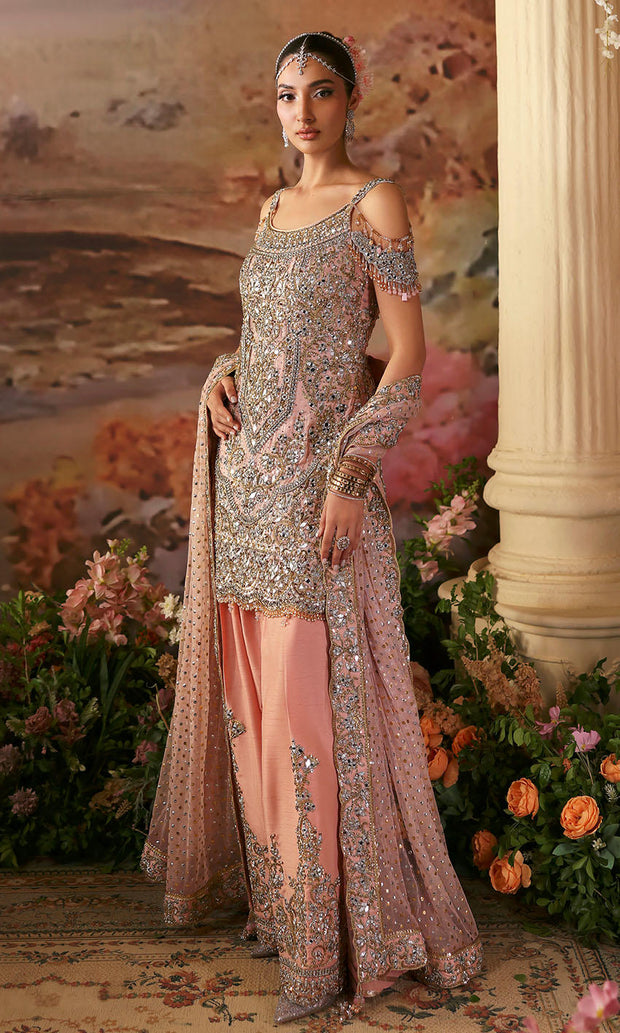 Pakistani Wedding Dress in Salwar Kameez Dupatta Style Online