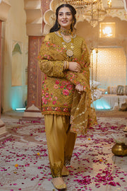 Pakistani Wedding Dress in Salwar Kameez Dupatta Style