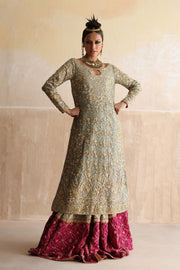 Pakistani Wedding Gharara Kameez and Dupatta Style