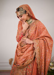 Pakistani Bridal Dress Farshi Lehenga 