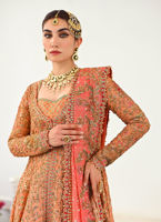 Pakistani Bridal Dress Kalidaar Open Farshi Lehnga