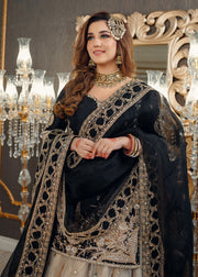 Pakistani Bridal Dress Lehenga with Short Shirt Dress