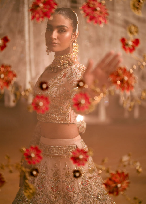 Pakistani Bridal Dress in Lehenga Choli Dupatta Style Online