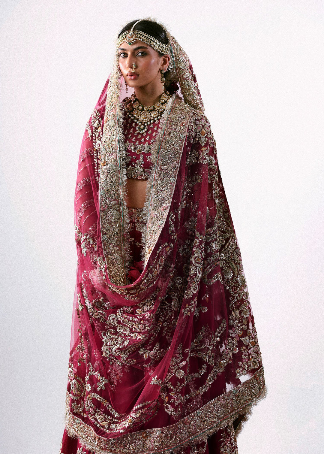 Pakistani Bridal Dress in Royal Choli and Lehenga Style Online