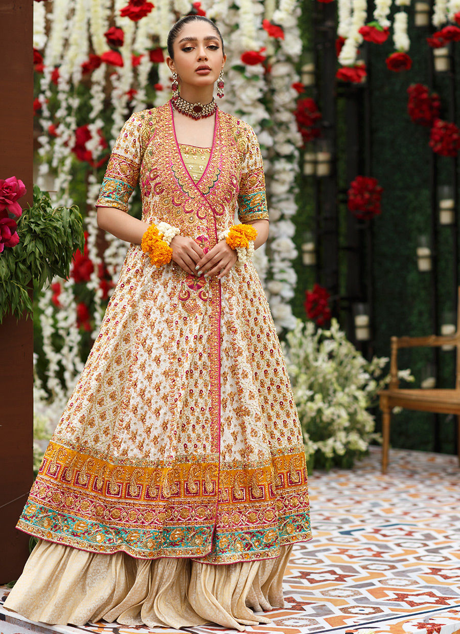 Pakistani Bridal Kalidaar Bridal Lehenga