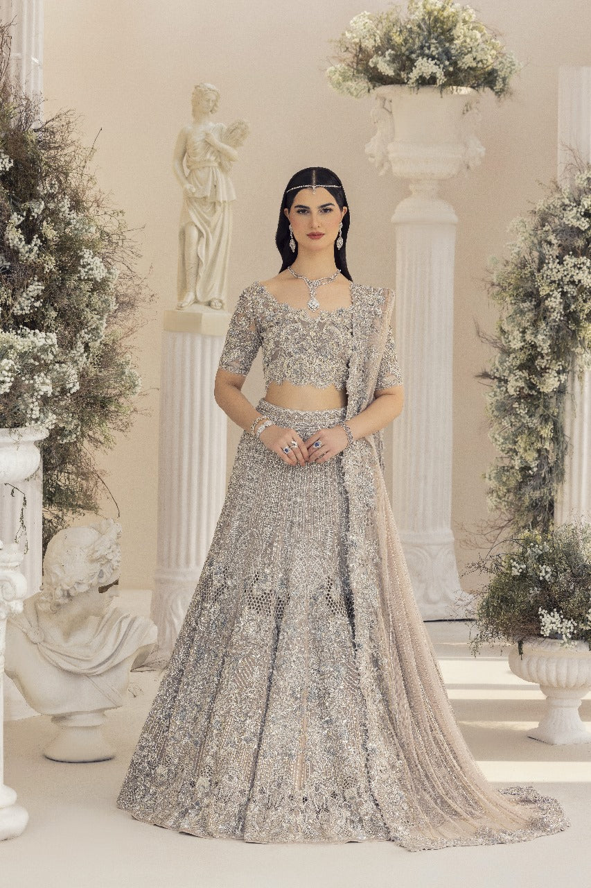 Pakistani Bridal Wedding Dress in Lehenga Choli Style