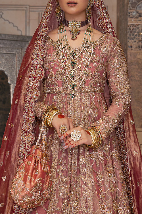 Pakistani Dress Baby Pink Lehenga Raw Silk Shirt