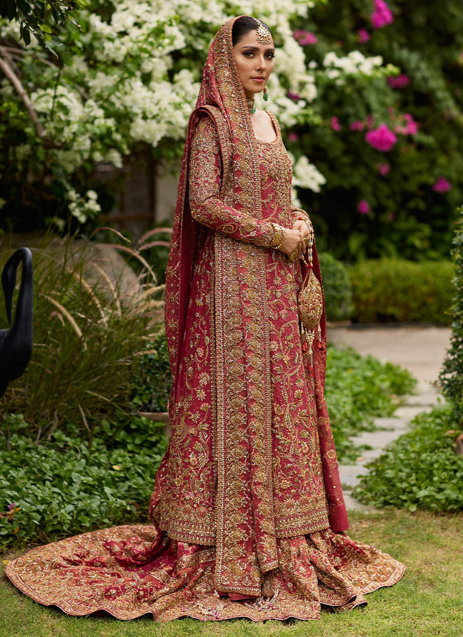Embellished Red Farshi Bridal Lehenga Pakistani Bridal Dress embellished-red-farshi-bridal-lehenga-pakistani-bridal-dress