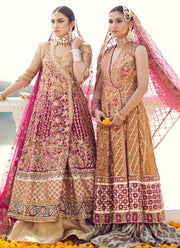 Pakistani Dress Heavily Embellished Gotta Angrakha