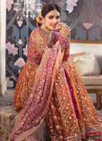 Pakistani Kalidaar Heavy Bridal Lehenga