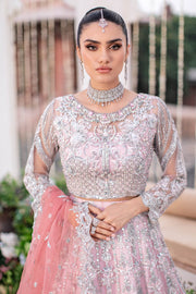 Pakistani Party Dress Pishwas in Bright Pink Shade