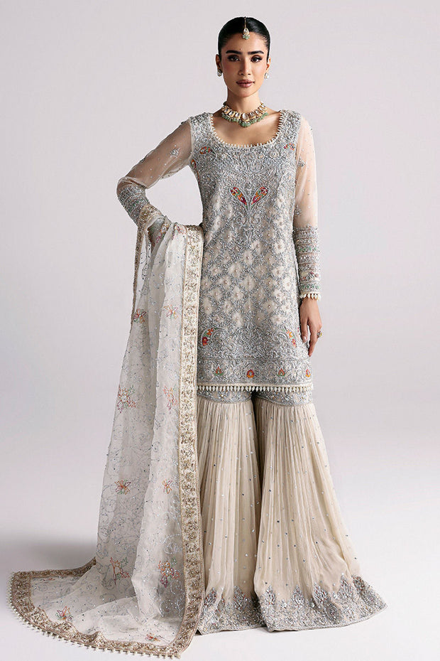 Pakistani Wedding Dress in Bridal Gharara Shirt Style