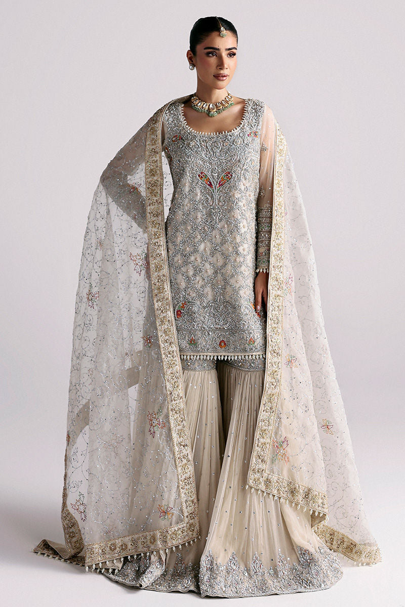 Pakistani Wedding Dress in Bridal Gharara Shirt Style