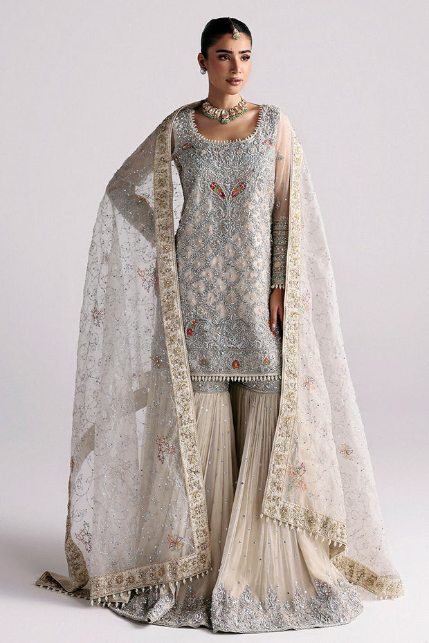 Pakistani Wedding Dress in Bridal Gharara Shirt Style