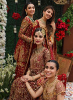 Pakistani Wedding Red Bridal Lehenga for Wear