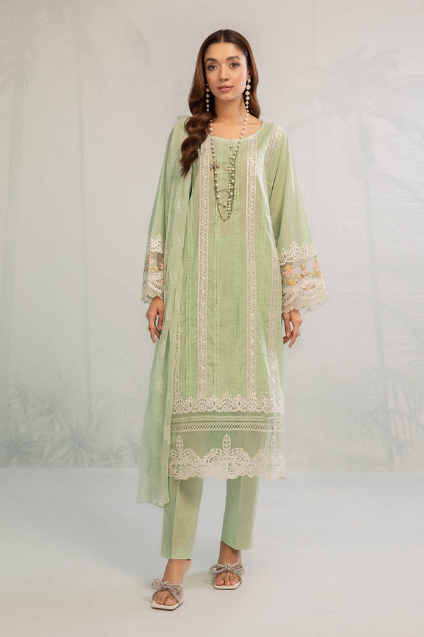 Parrot Green Embroidered Pakistani Salwar Kameez Dupatta Salwar Suit