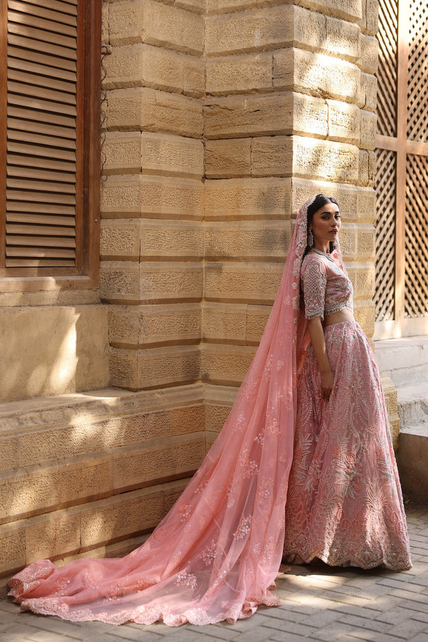 Pink Bridal Choli Lehenga for Pakistani Wedding Dresses 2023