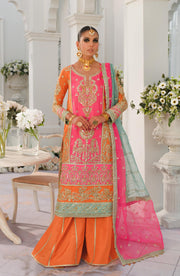 Pink Heavily Embellished Pakistani Salwar Kameez Wedding Dress