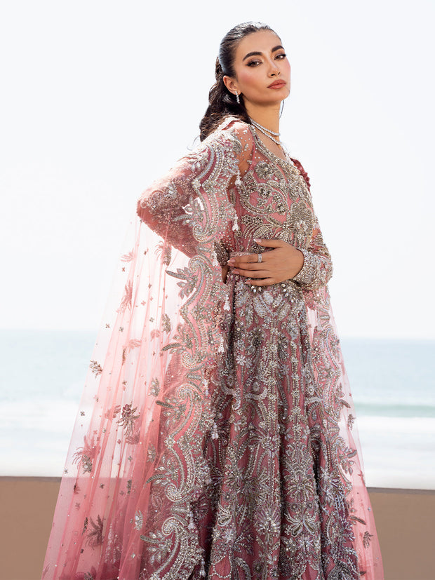 Pink Maxi Style Pakistani Bridal Dress in Fremont