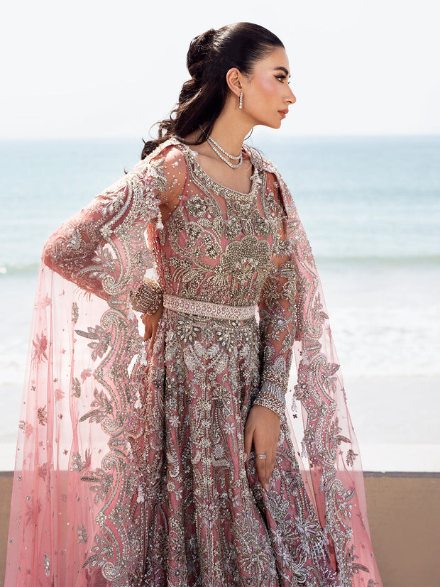 Pink Wedding Maxi Style Pakistani Bridal Dress in Fremont