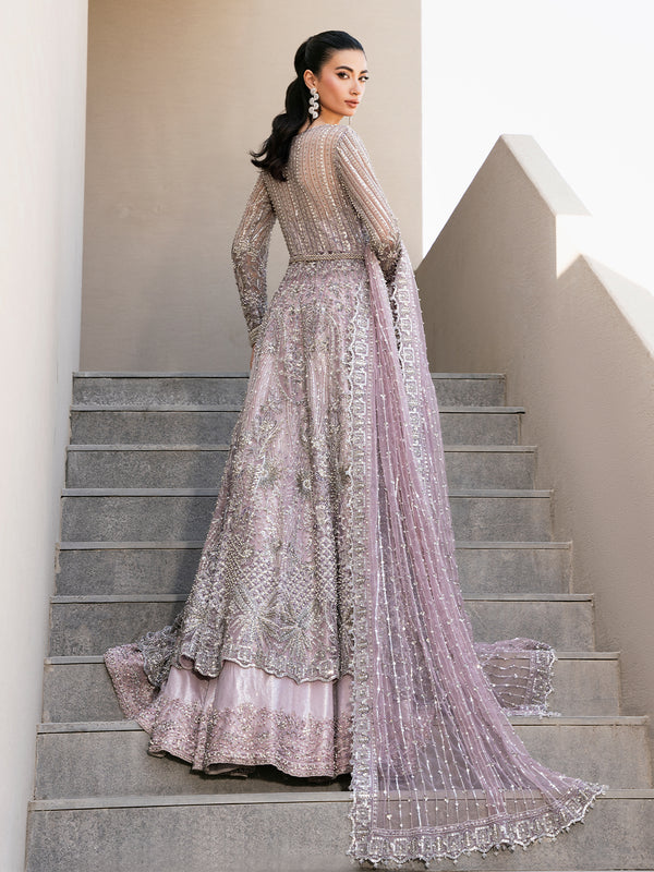 Lavender Pishwas and Lehenga - Premium Pakistani Bridal Dresses