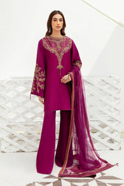 Plum Embroidered Salwar Suit Luxury Pakistani Salwar Kameez Dupatta