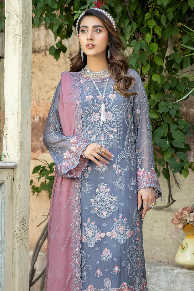 Premium Chiffon Kameez Trouser Pakistani Embroidered Eid Dress